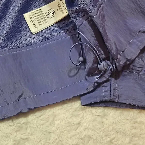 Athleta Arrival Jacket womens size medium purple dark adonis blue jacket 587735 - Picture 6 of 8